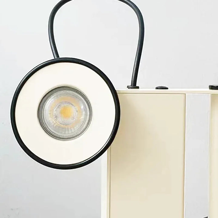Applique murale pour couloir LED magnétique Luminaire Essenza, design moderne, éclairage directionnel, fixation magnétique.