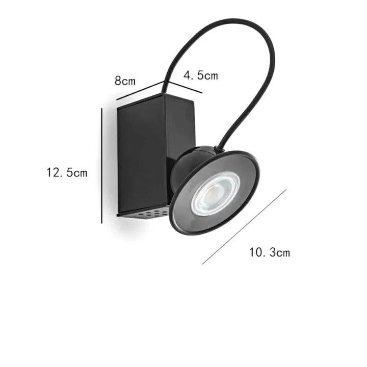 Applique murale LED magnétique pour couloir de marque Luminaire Essenza, avec design moderne et éclairage puissant.