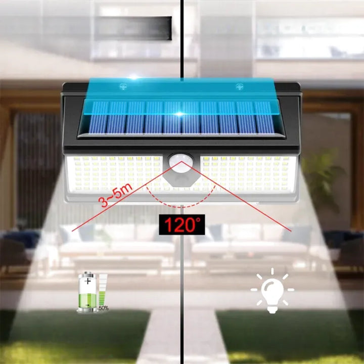 Applique murale extérieure étanche LED Luminaire Essenza avec détecteur de mouvement, éclairage extérieur moderne et résistant aux intempéries