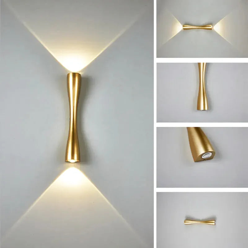 Applique murale extérieure moderne et minimaliste Luminaire Essenza, éclairage élégant pour façade ou jardin.