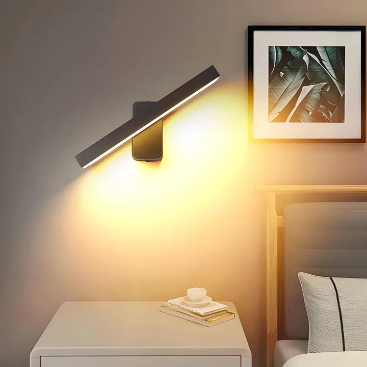 Applique murale LED extérieure Luminaire Essenza, design moderne minimaliste, blanc chaud, 20 cm, pour éclairage extérieur élégant.
